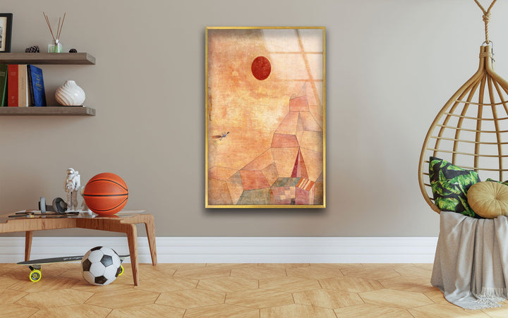 Märchen Paul Klee Glass Wall Art picture on glass wall art, photos printed on glass
