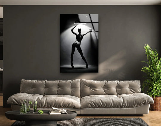 Bold naked art blending erotic paintings and sexy artistic design
