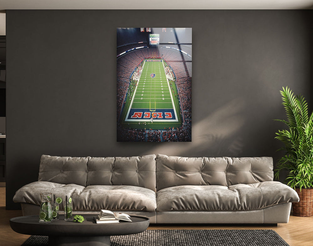 Stadium of NFL Glass Wall Art Glass Printing Wall Art, Print photos on glass
