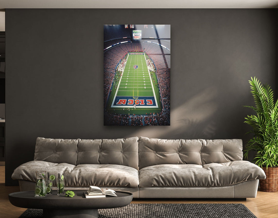 Stadium of NFL Glass Wall Art Glass Printing Wall Art, Print photos on glass
