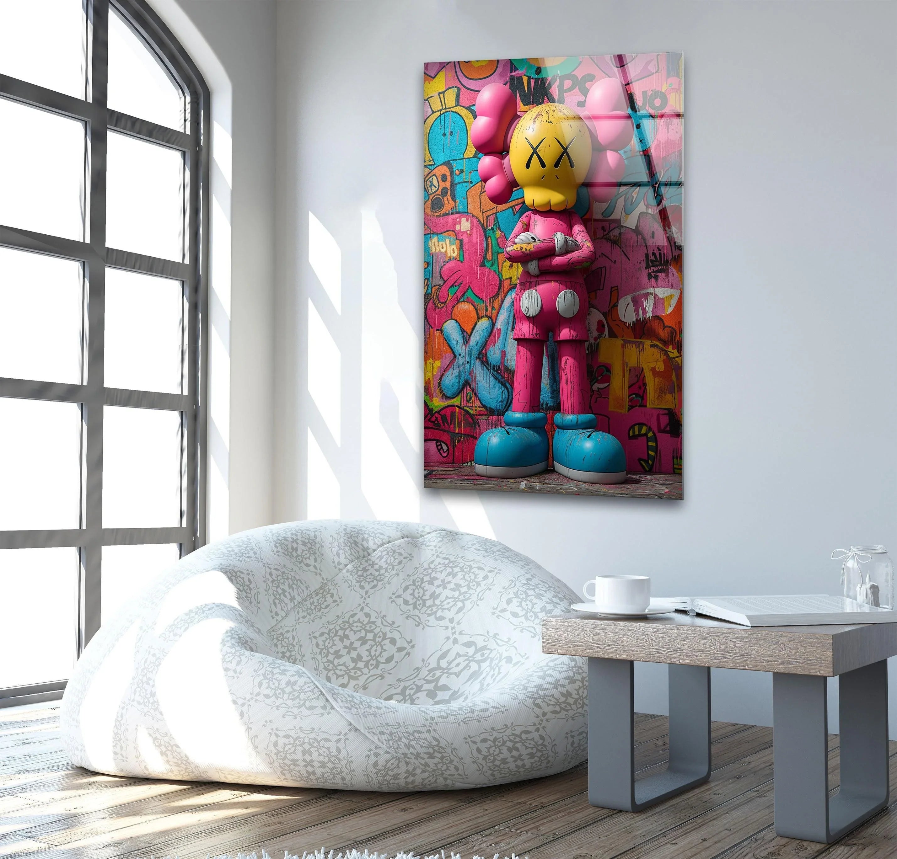 Pink Kaws Wall Art – Iconic Decor for Modern Spaces – MyPhotoStation