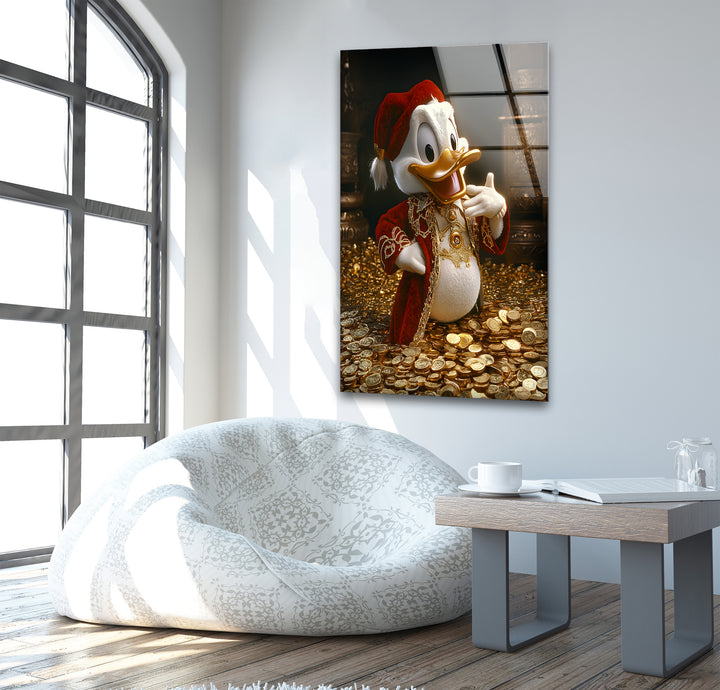 King Duck Glass Wall Art glass photo prints, glass picture prints