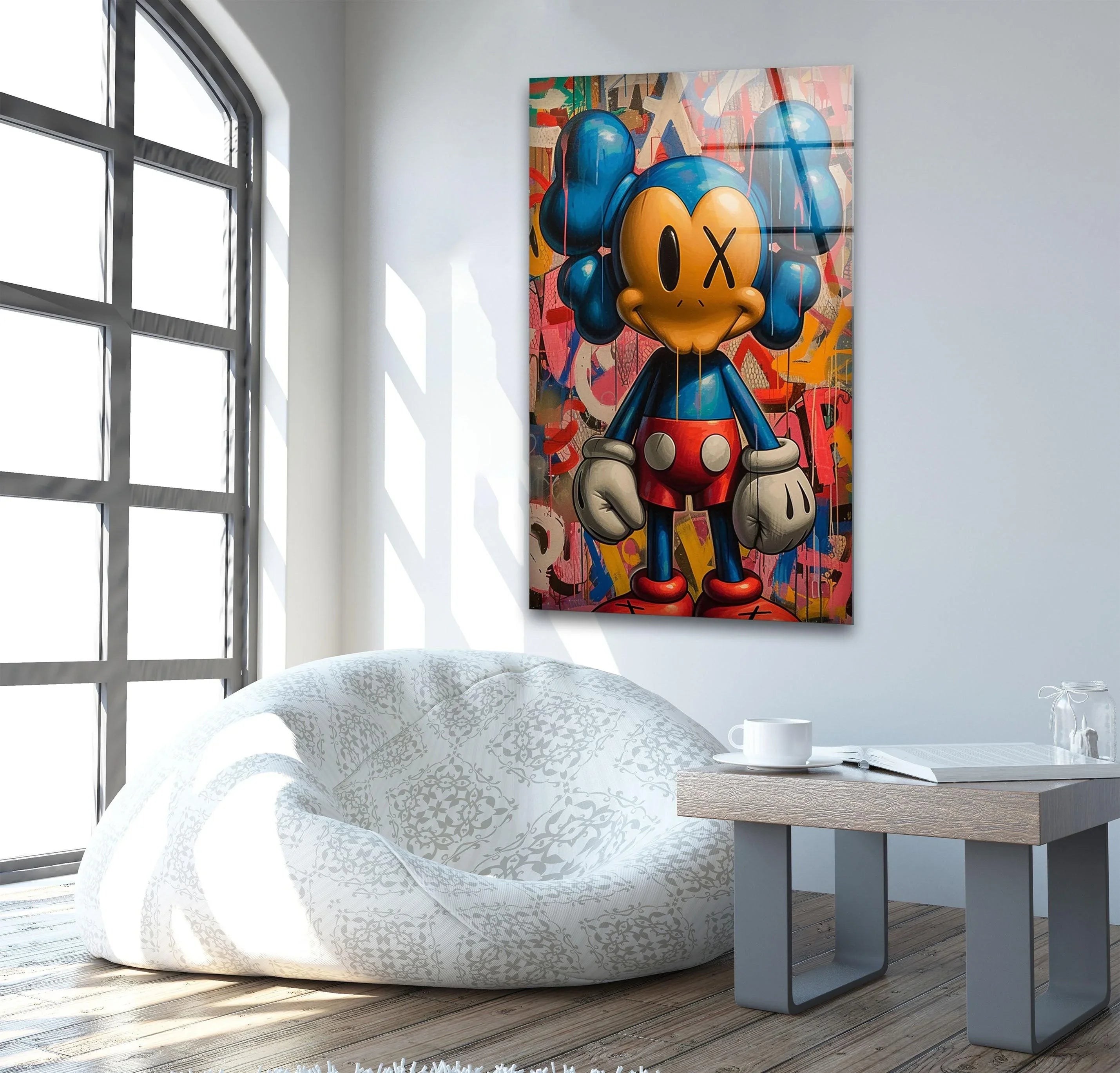 Kaws Blue Boxer Wall Decor – Iconic Famous Artwork – MyPhotoStation