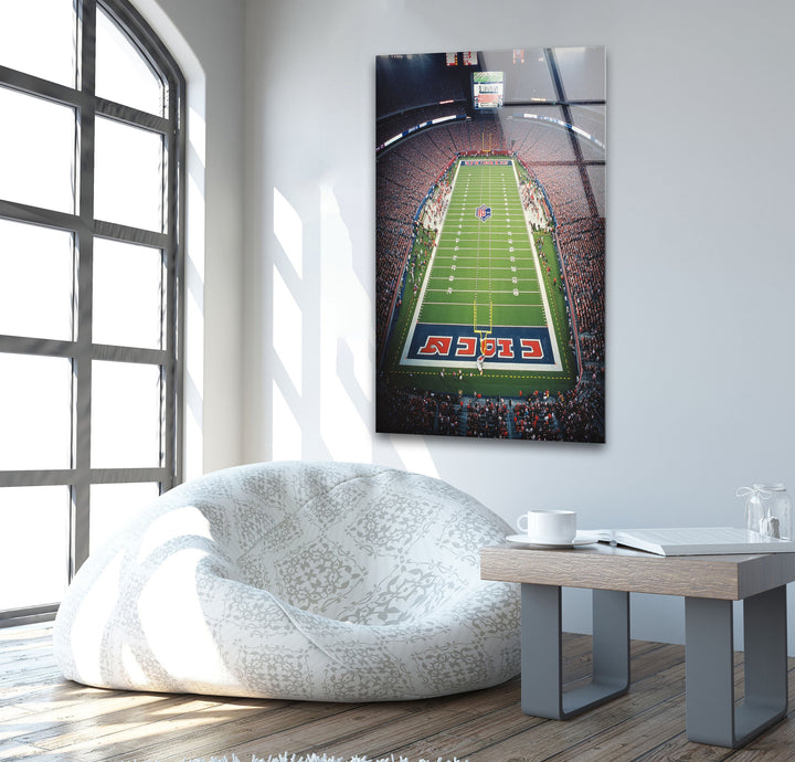 Stadium of NFL Glass Wall Art picture on glass wall art, photos printed on glass
