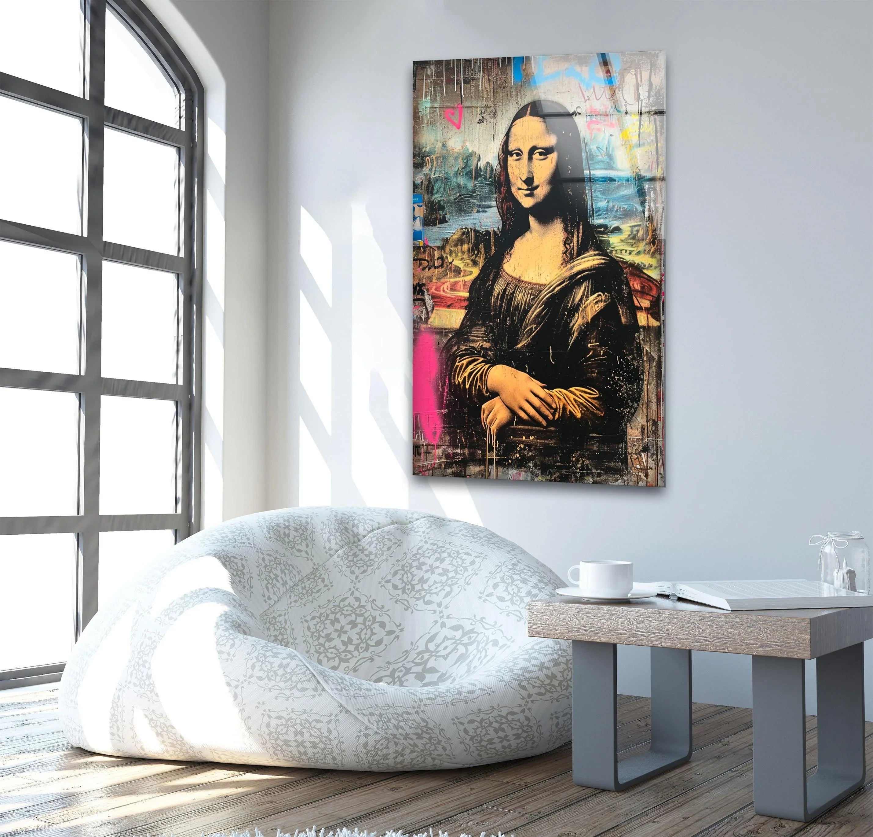 Mona Lisa Pop Art Wall Decor – Modern Glass Art – MyPhotoStation