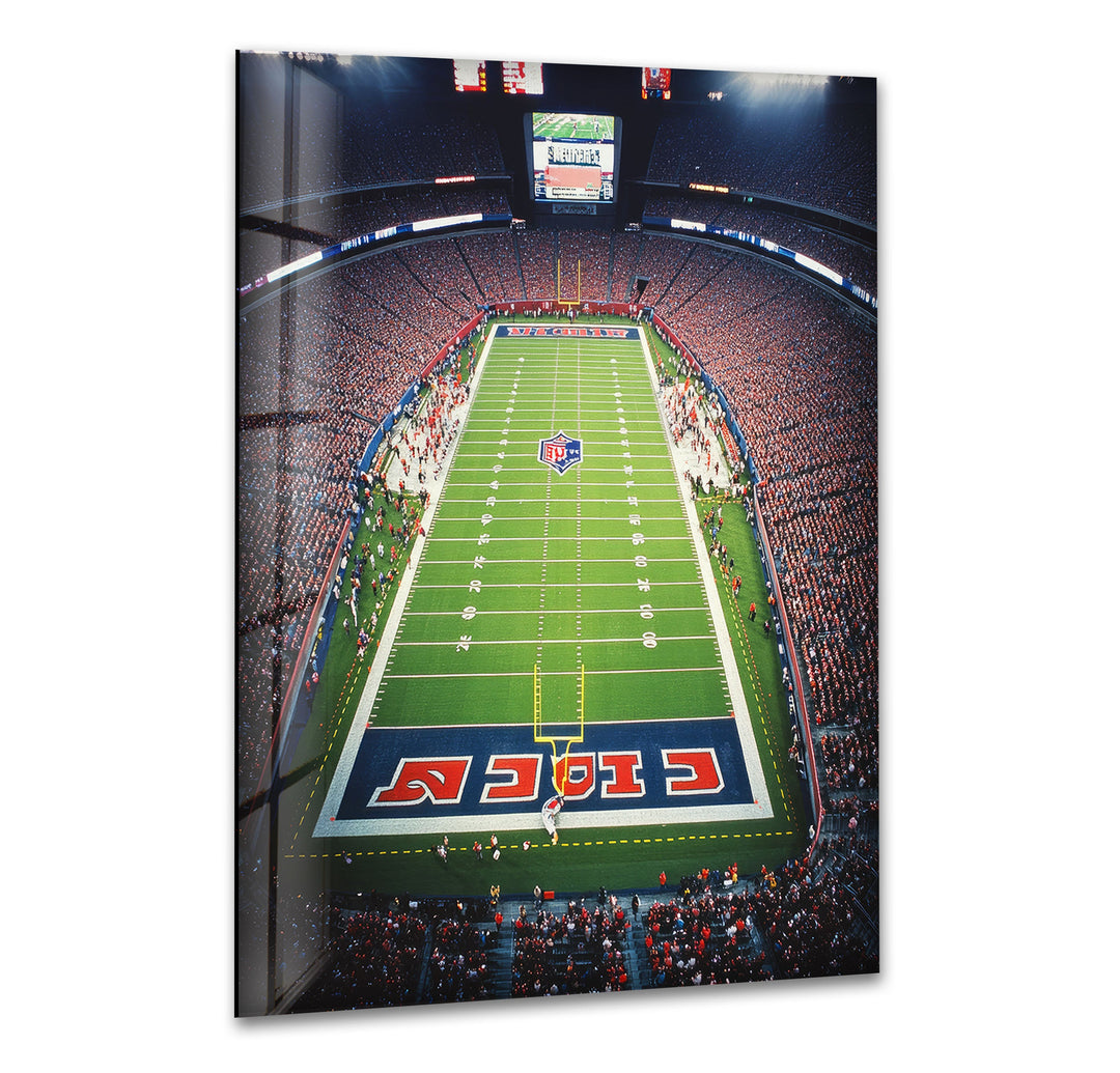 Stadium of NFL Glass Wall Art art glass wall art, glass wall art pictures
