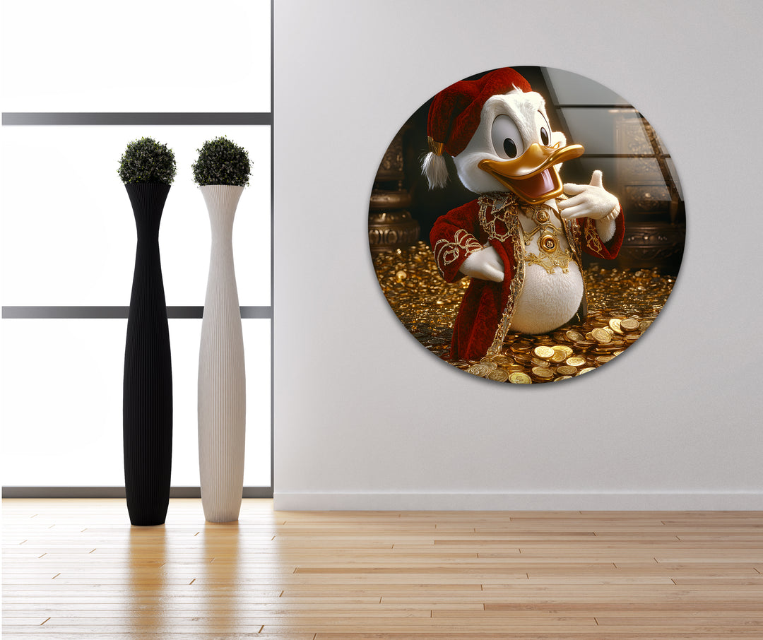 King Duck Glass Wall Art Glass Printing Wall Art, Print photos on glass