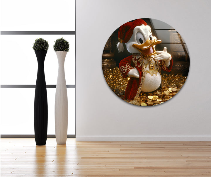 King Duck Glass Wall Art Glass Printing Wall Art, Print photos on glass