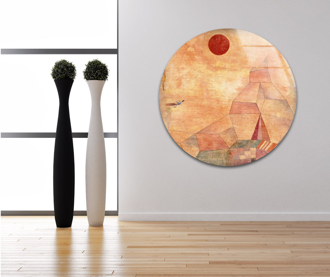 Märchen Paul Klee Glass Wall Art print picture on glass, Tempered Glass Wall Art
