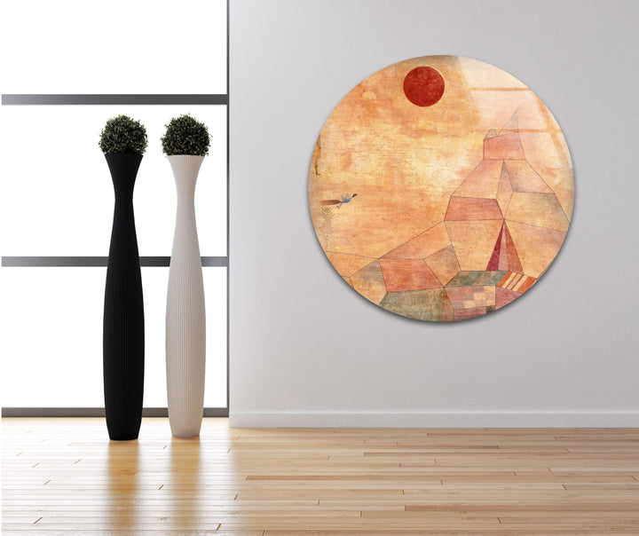 Märchen Paul Klee Glass Wall Art print picture on glass, Tempered Glass Wall Art
