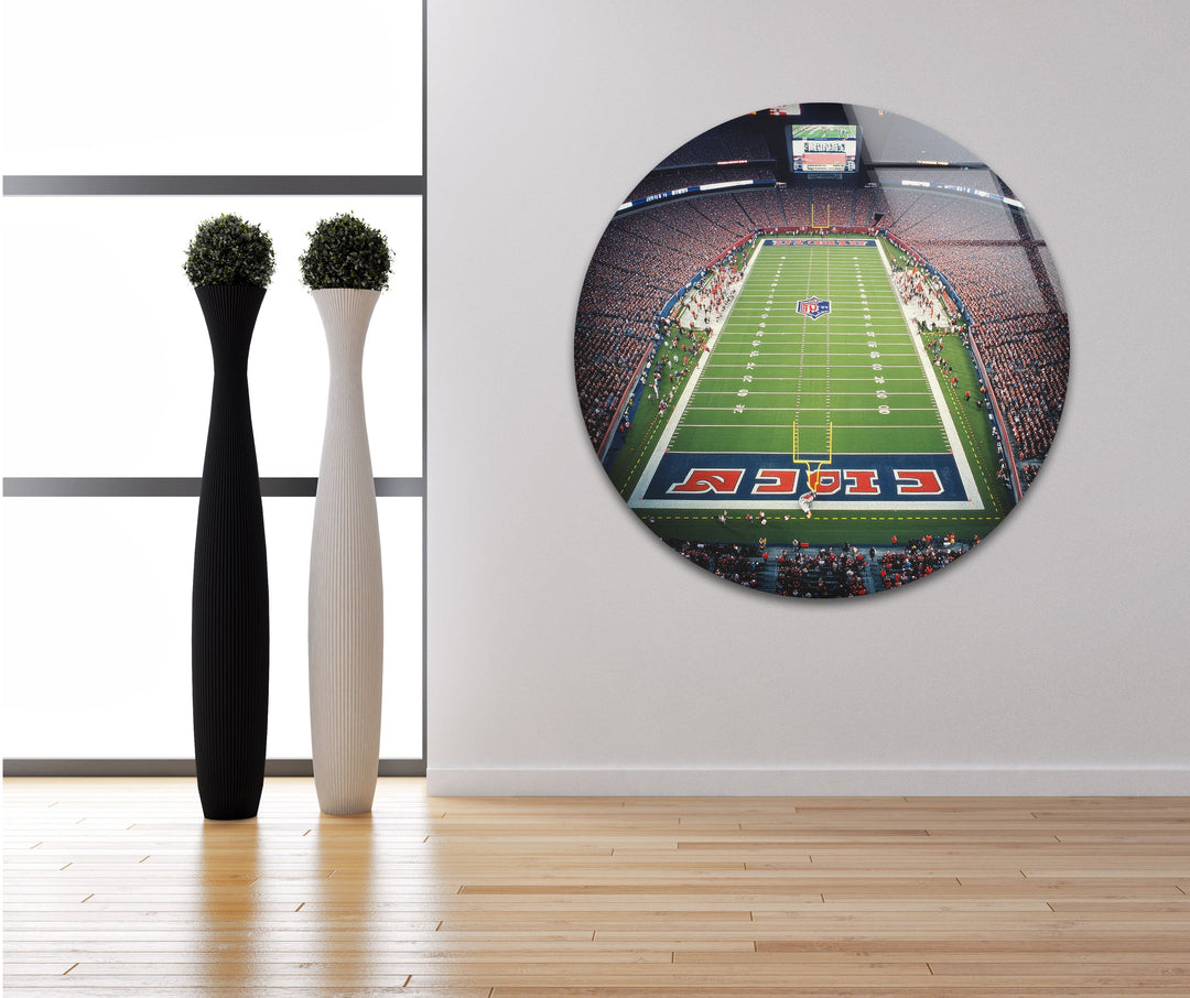 Stadium of NFL Glass Wall Art print on glass, glass printed photos
