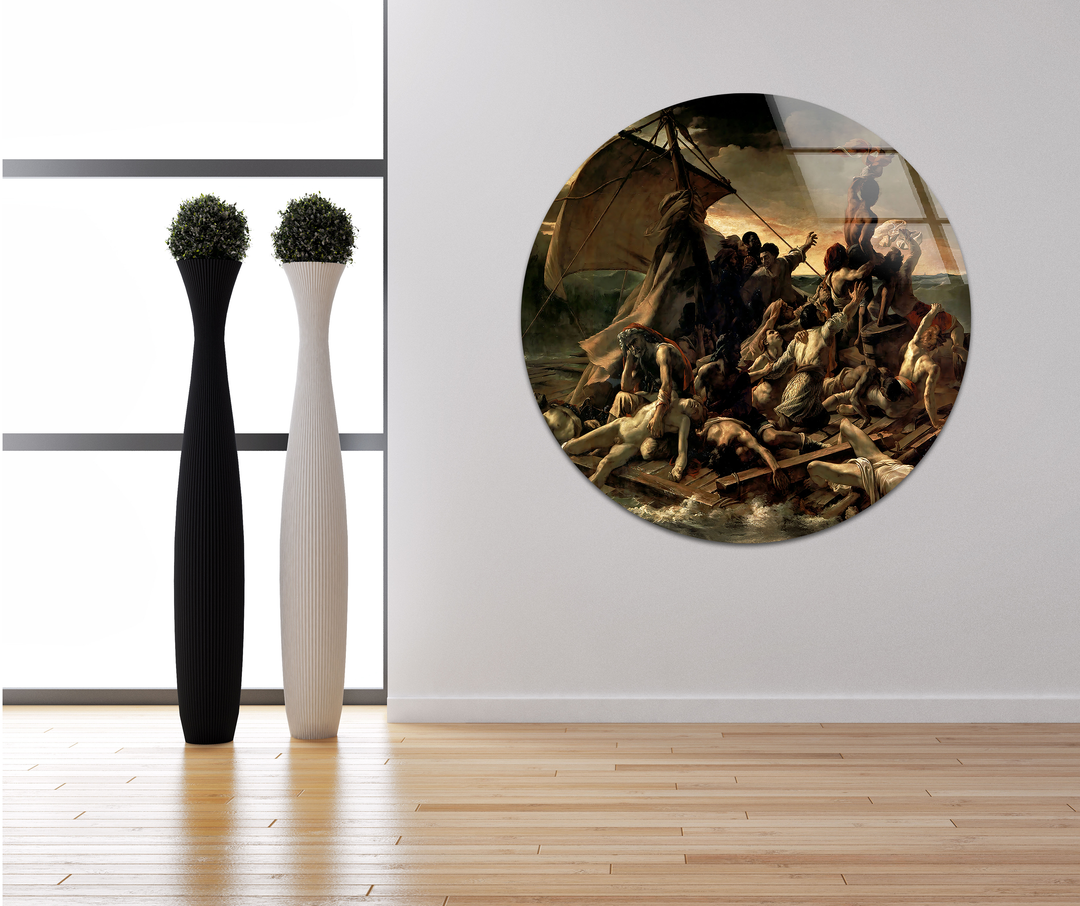 The Raft of the Medusa Théodore Géricault Glass Wall Art