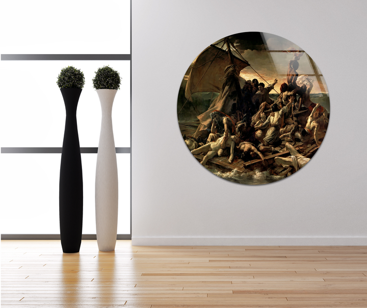 The Raft of the Medusa Théodore Géricault Glass Wall Art