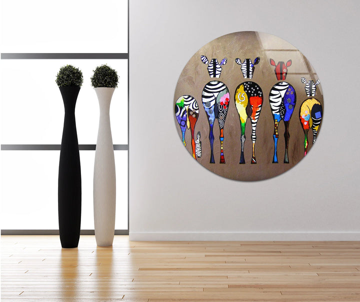 Zebra Glass Wall Art - MyPhotoStation