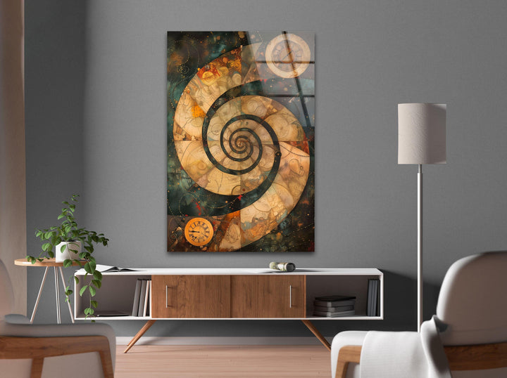 Metaphysische Malerei Glas Wandkunst
