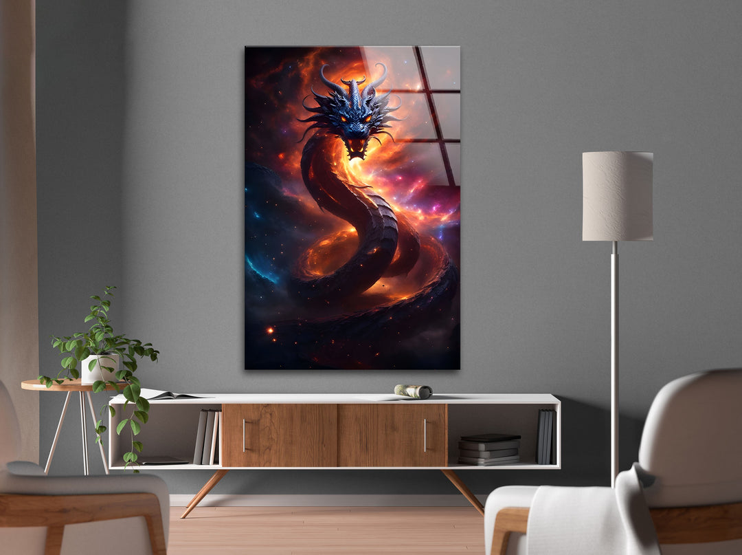 Unveil the majestic wrath of the Inferno Dragon as it roars with fiery intensity, creating a bold presence in your home.
