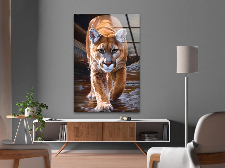 Cool Puma Glass Wall Art Glass Printing Wall Art, Print photos on glass
