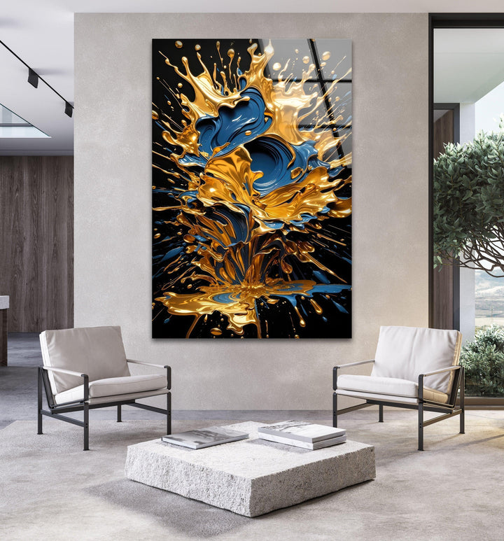 Glass Wall Decor for Living Room Spaces