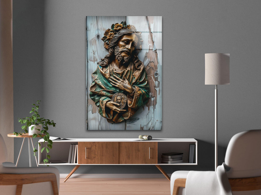 The Peace Of Christ  Glass Picture Prints