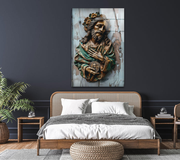 The Peace Of Christ Glass Wall Art | Custom Glass Pictures