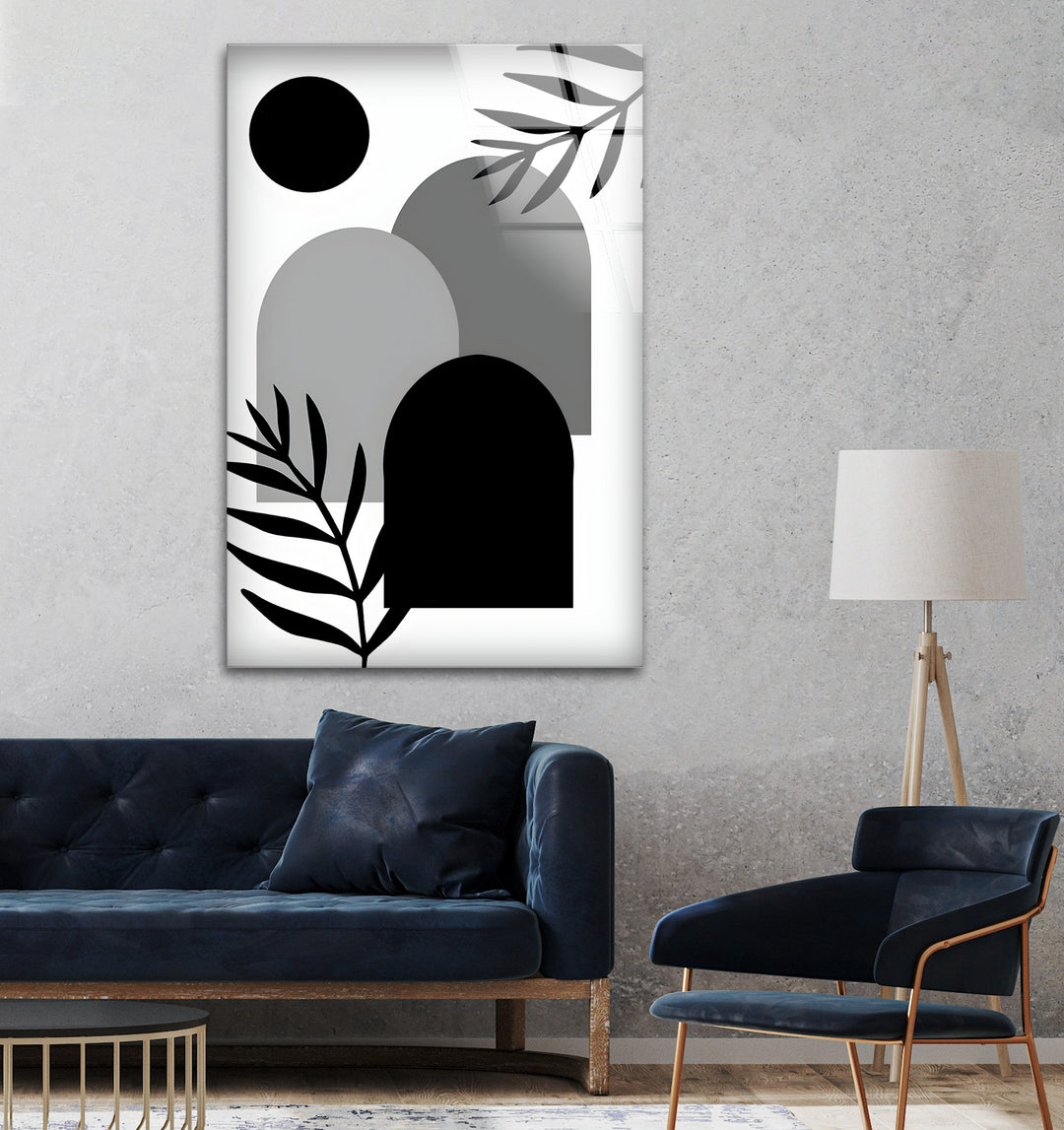 A fusion of natural and abstract elements, this artwork embodies simplicity and sophistication.

