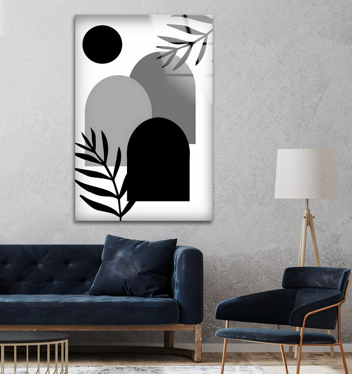 A fusion of natural and abstract elements, this artwork embodies simplicity and sophistication.

