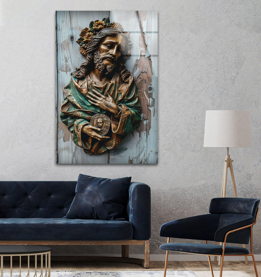 The Peace Of Christ Glass Photos | Glass Wall Art & Decor