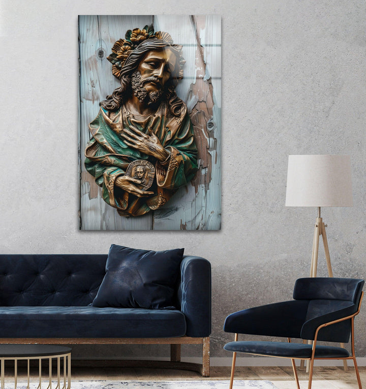 The Peace Of Christ Glass Photos | Glass Wall Art & Decor