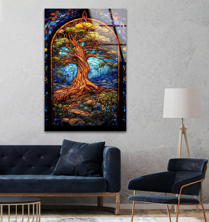 Life of Tree Art Glass Wall Art glass photo prints, glass picture prints