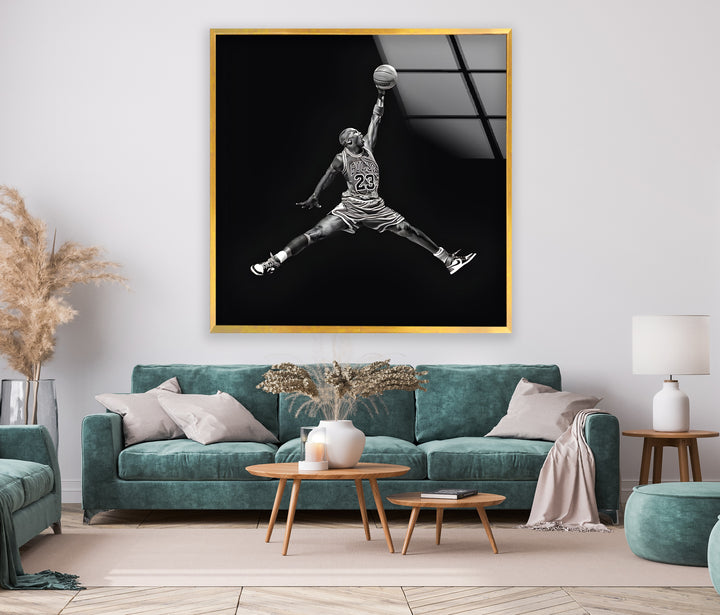 Basketball legend Michael Jordan wall decor for game rooms
