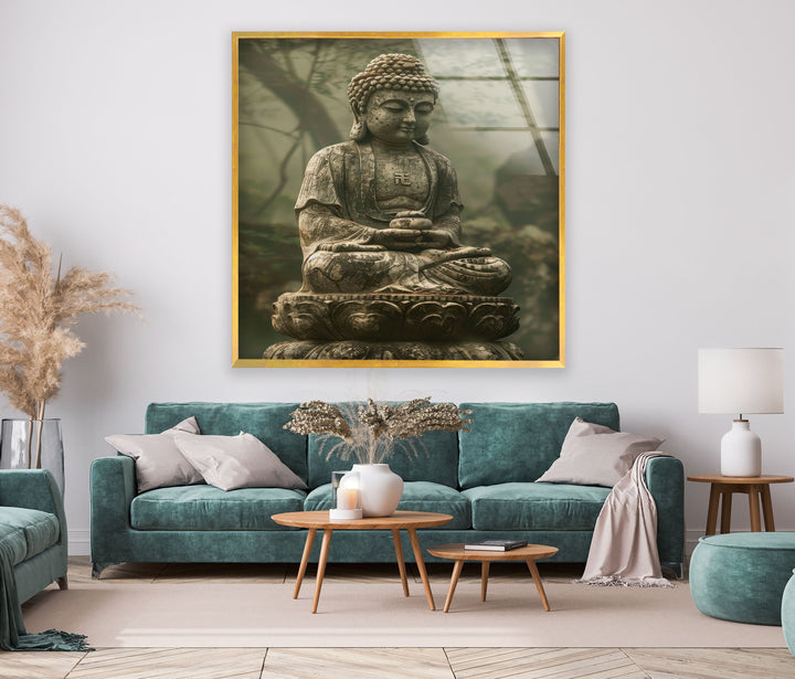 Green Buddha Glass Wall Art & Decor Ideas