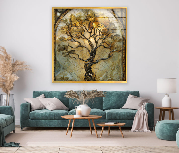 Tree and Branches Glass Art Painting & Cool Art Prints