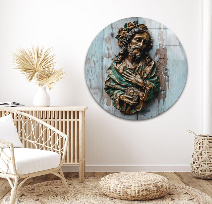 The Peace Of Christ Picture on Glass