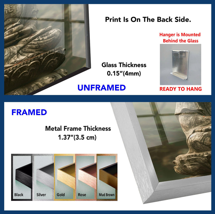 Buddha Tempered Glass Wall Art - MyPhotoStation