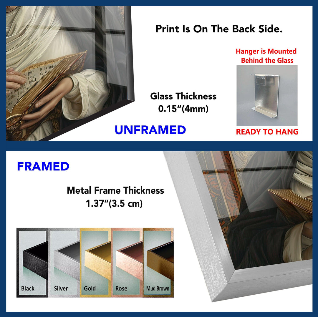 Teresa in Praying Tempered Glass Wall Art - MyPhotoStation