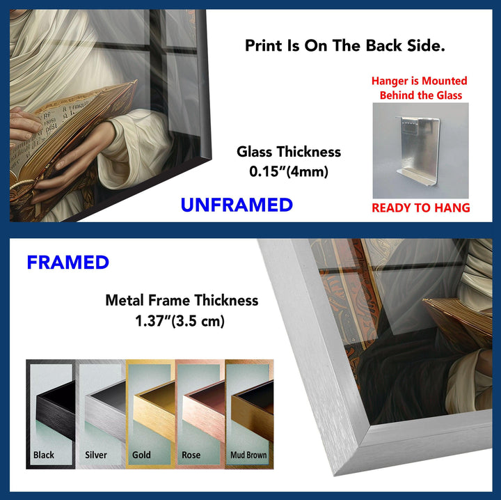Teresa in Praying Tempered Glass Wall Art - MyPhotoStation