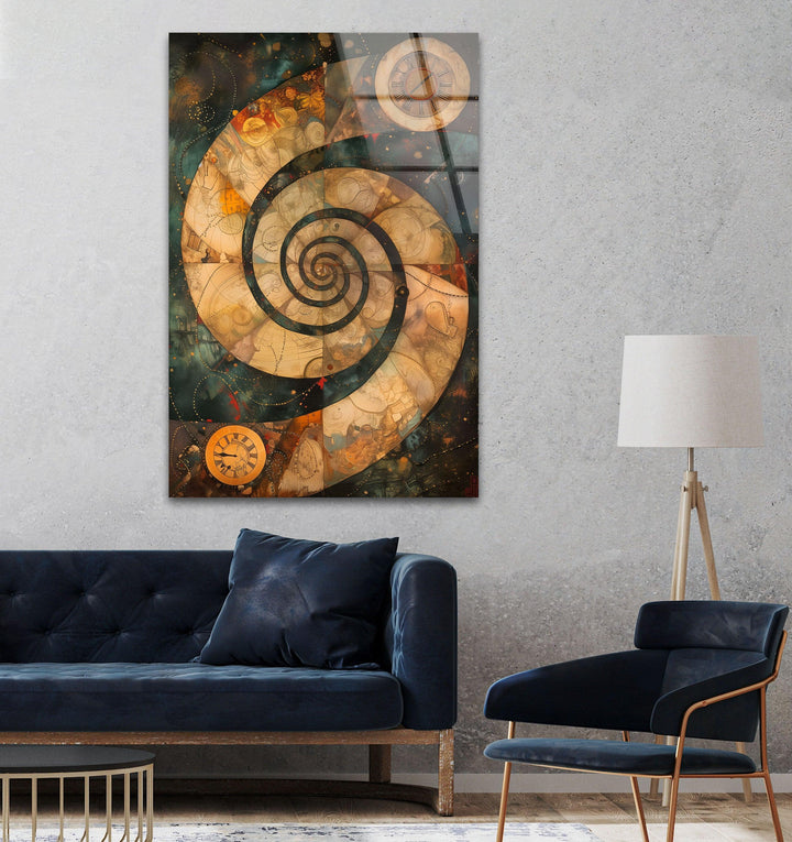 Metaphysische Malerei Glas Wandkunst