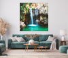 Waterfall View Tempered Glass Wall Art