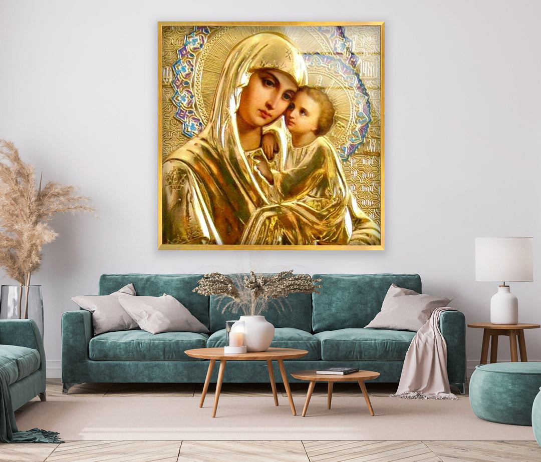 Christ Decor Glass Picture Prints Collection