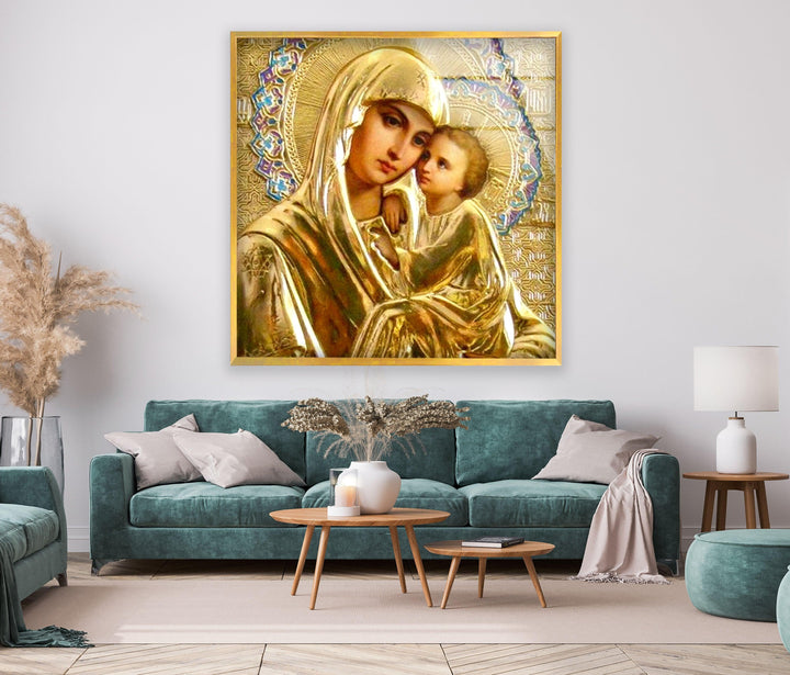 Christ Decor Glass Picture Prints Collection
