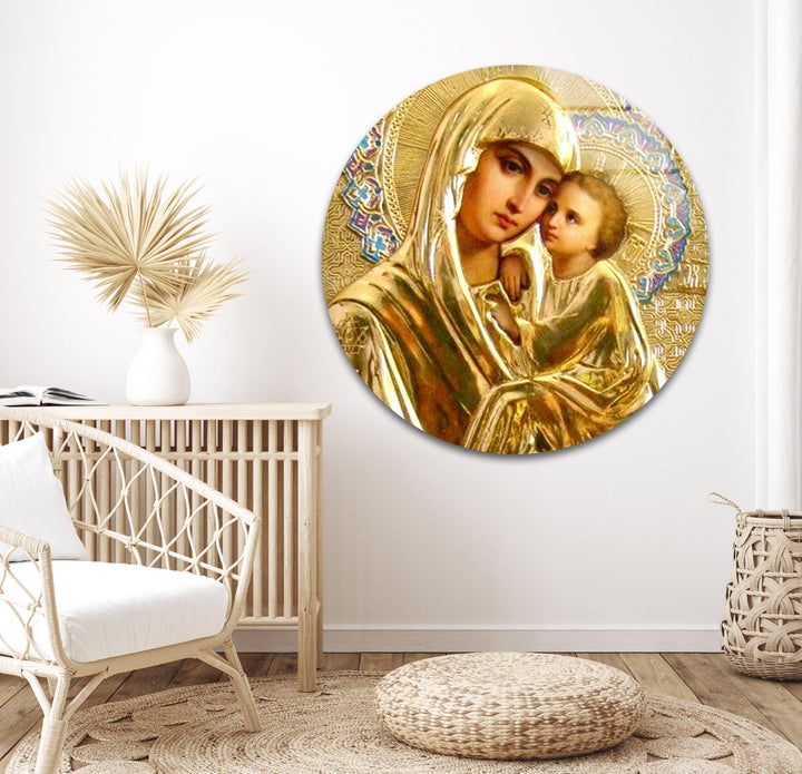 Christ Decor Photographs on Glass Easily