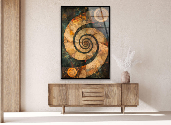 Metaphysische Malerei Glas Wandkunst