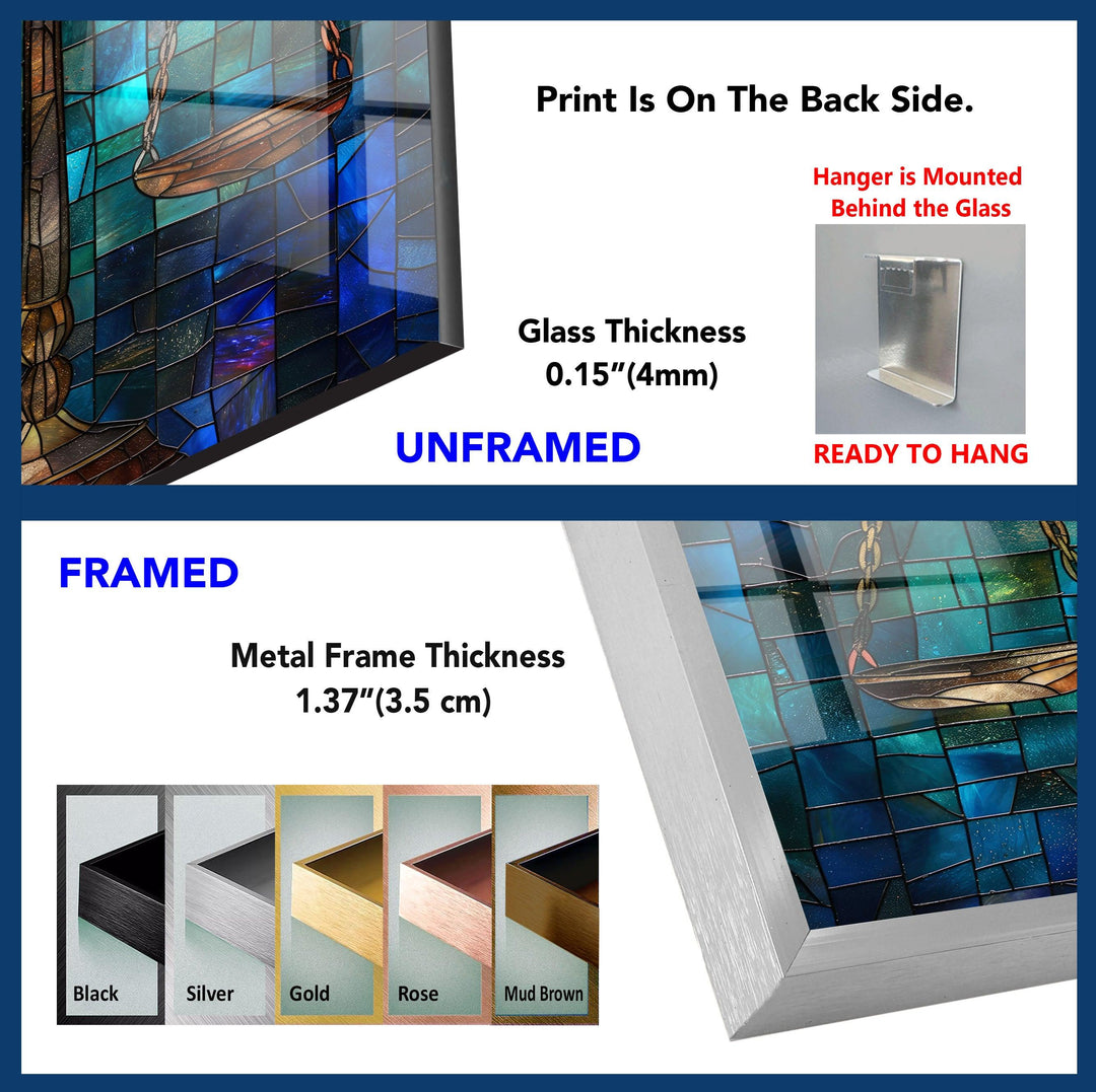 Stained Tempered Glass Wall Art - MyPhotoStation