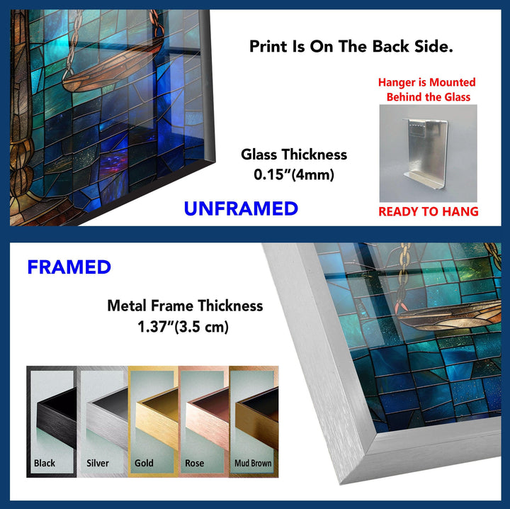 Stained Tempered Glass Wall Art - MyPhotoStation