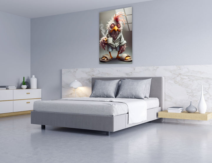Lazy Rooster Glass Wall Art art glass wall art, glass wall art pictures
