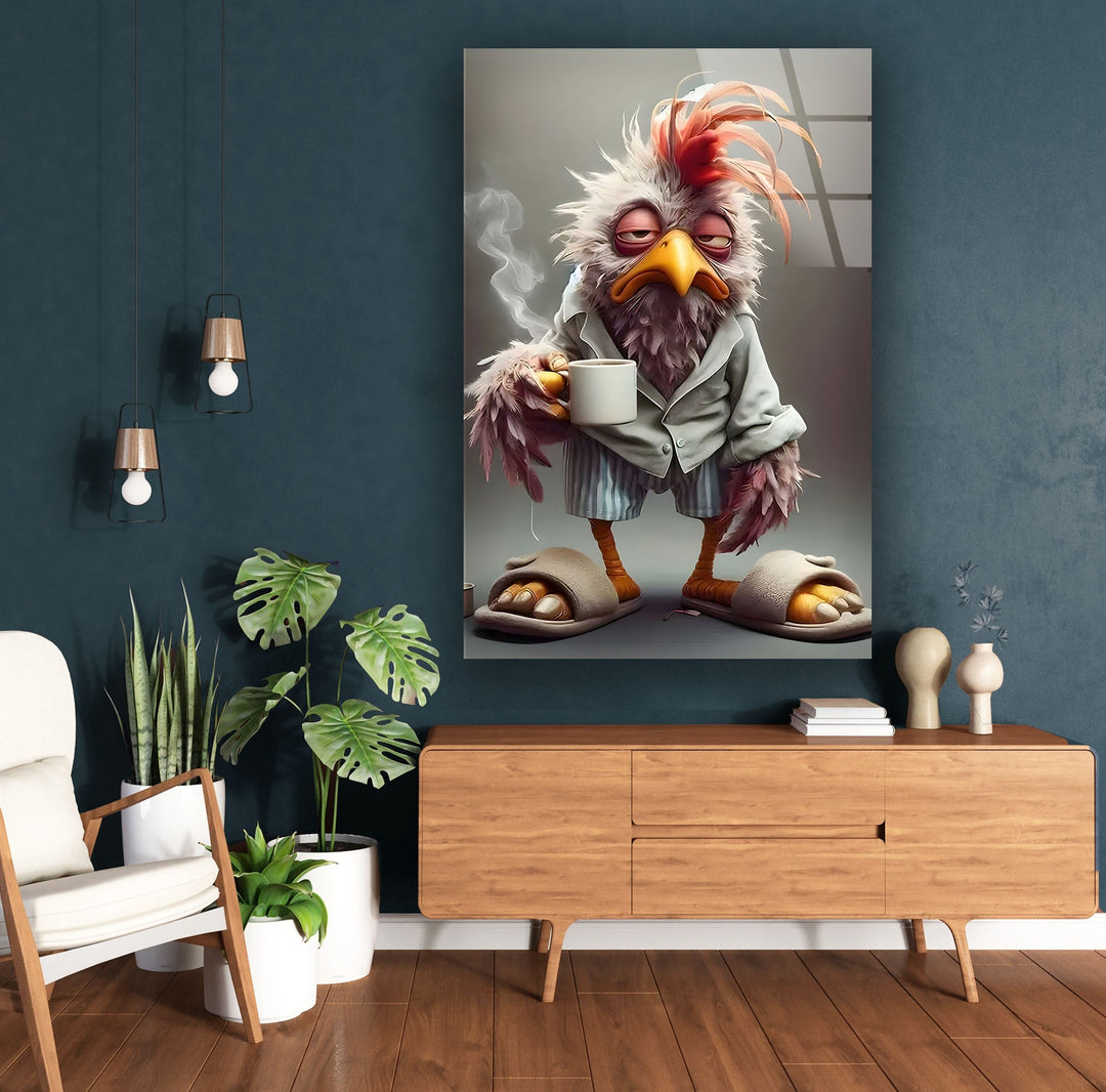 Lazy Rooster Glass Wall Art large glass photo prints, glass wall photos
