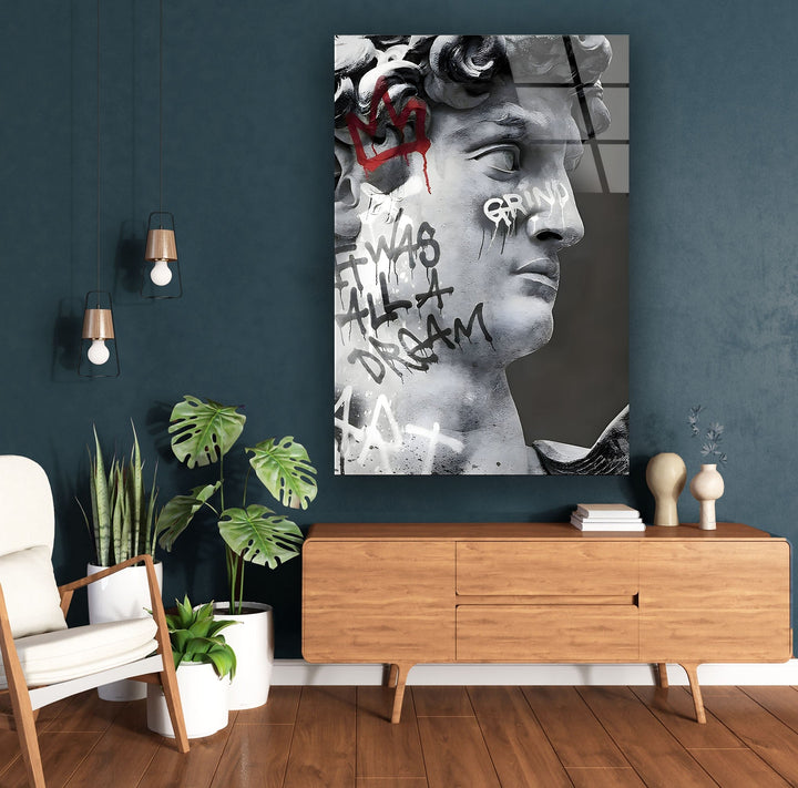 Marble Face Art Glass Wall Art Glass Printing Wall Art, Print photos on glass

