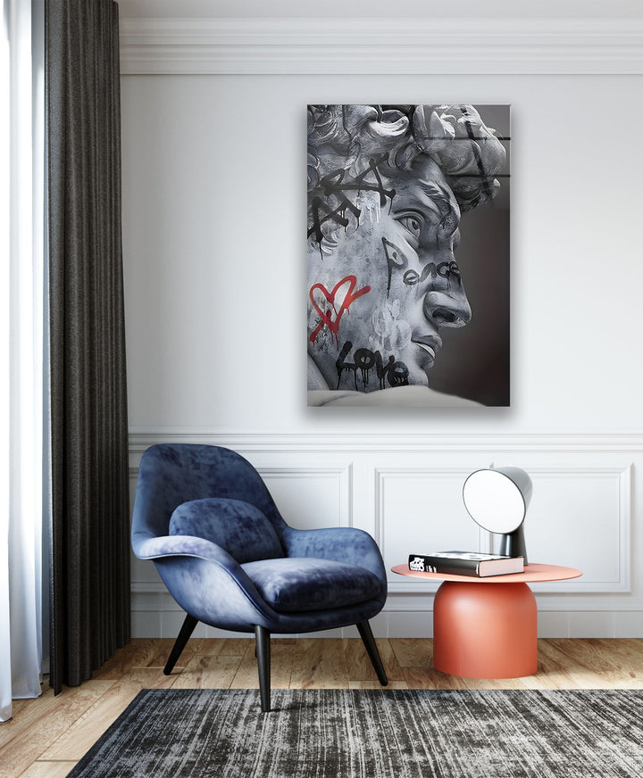 Marble Design Art Glass Wall Art print picture on glass, Tempered Glass Wall Art
