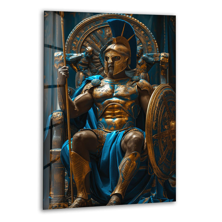Gladiator-Wandkunst aus Glas