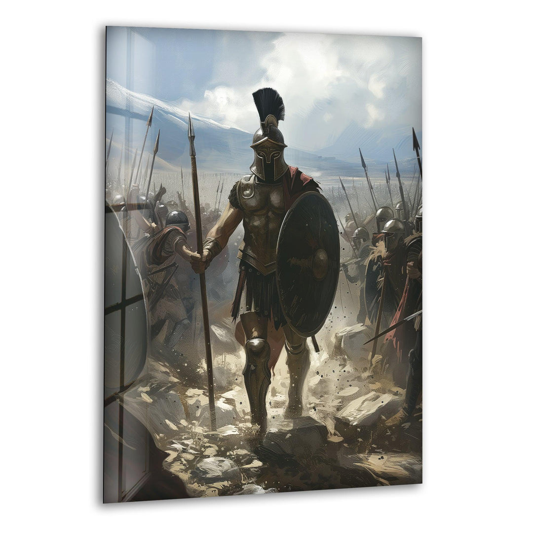 Spartan Warriors Glass Photo Prints for Walls